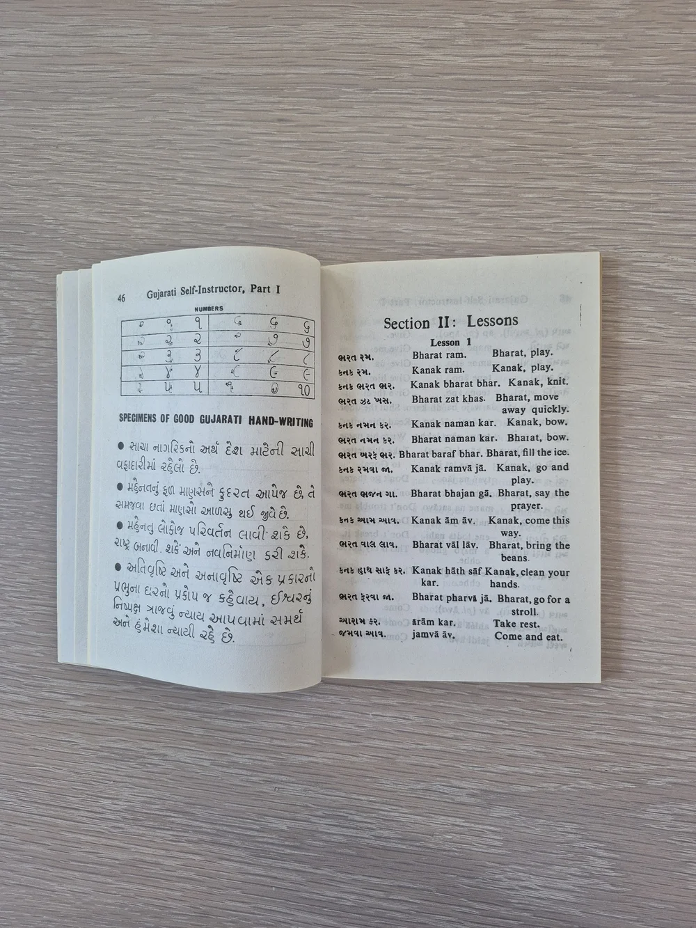 Gujarati Self Instructor with Pronunciation in Roman Characters - Purple Cover